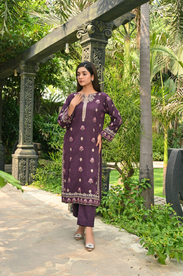 Purple Embroidered (2pc) - Image 4